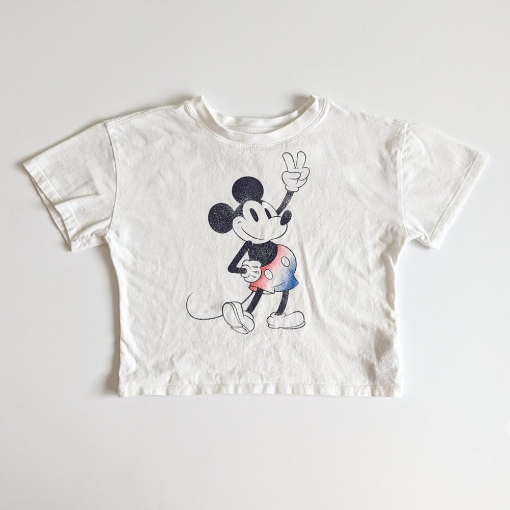 GapKids Disney Mickey Mouse Americana Shirt Small PLAY